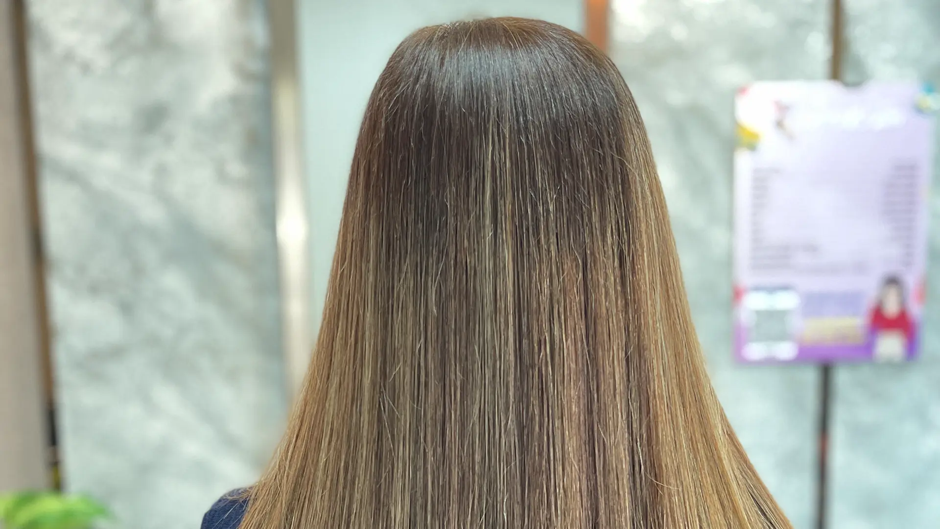 ผลงานทำสีผม Balayage ที่ร้าน Nui Haircut ทาวน์อินทาวน์